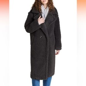 UGG women’s Gertrude Long Teddy Coat